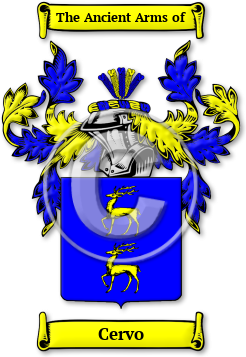 Cervo Family Crest Download (JPG) Legacy Series - 600 DPI