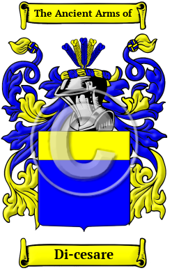 Di-cesare Family Crest Download (JPG) Heritage Series - 300 DPI