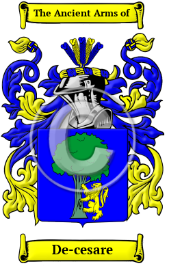 De-cesare Family Crest Download (JPG) Heritage Series - 300 DPI