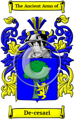 De-cesari Family Crest Download (JPG) Heritage Series - 300 DPI