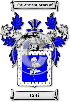 Ceti Family Crest Download (jpg) Legacy Series - 150 DPI