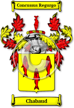 Chabaud Family Crest Download (jpg) Legacy Series - 150 DPI