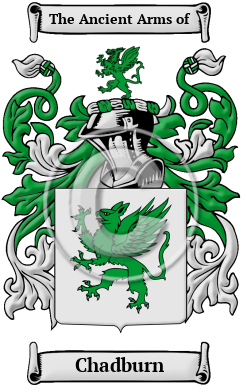 Chadburn Family Crest/Coat of Arms