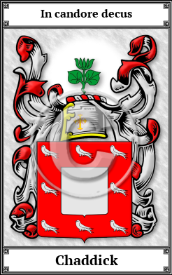 Chaddick Family Crest Download (JPG) Book Plated - 600 DPI