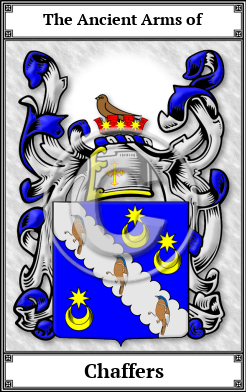 Chaffers Family Crest Download (JPG)  Book Plated - 150 DPI