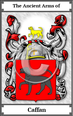 Caffan Family Crest Download (JPG) Book Plated - 300 DPI