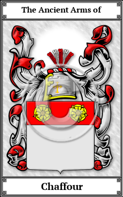 Chaffour Family Crest Download (JPG) Book Plated - 600 DPI