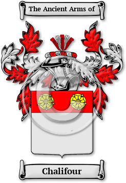 Chalifour Family Crest Download (jpg) Legacy Series - 150 DPI