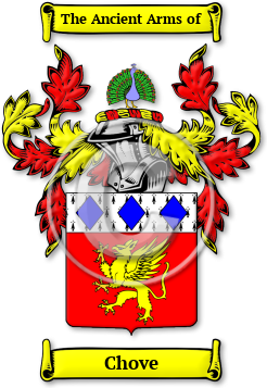 Chove Family Crest Download (JPG) Legacy Series - 600 DPI