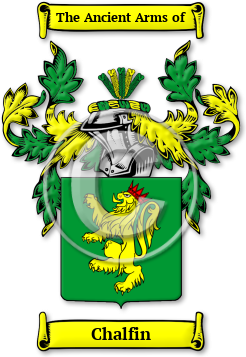 Chalfin Family Crest Download (jpg) Legacy Series - 150 DPI