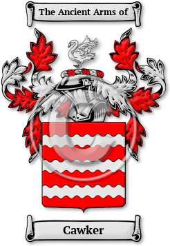 Cawker Family Crest Download (JPG) Legacy Series - 600 DPI