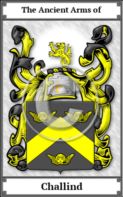 Challind Family Crest Download (JPG) Book Plated - 600 DPI