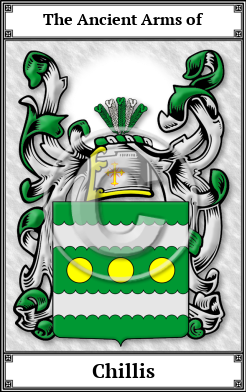 Chillis Family Crest Download (JPG)  Book Plated - 150 DPI