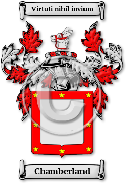 Chamberland Family Crest Download (JPG) Legacy Series - 300 DPI