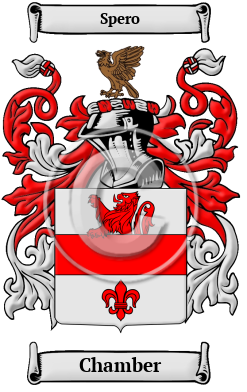 Chamber Family Crest Download (JPG) Heritage Series - 600 DPI