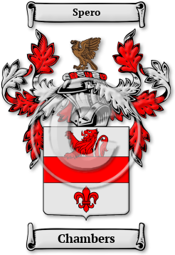 Chambers Family Crest Download (JPG) Legacy Series - 300 DPI