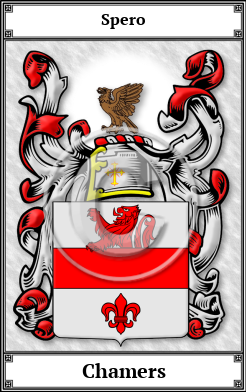 Chamers Family Crest Download (JPG)  Book Plated - 150 DPI