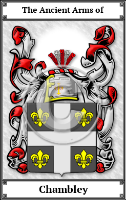 Chambley Family Crest Download (JPG)  Book Plated - 150 DPI