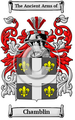 Chamblin Family Crest Download (JPG) Heritage Series - 600 DPI