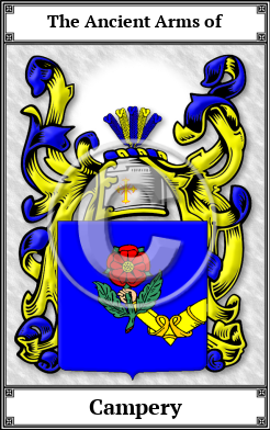 Campery Family Crest Download (JPG)  Book Plated - 150 DPI
