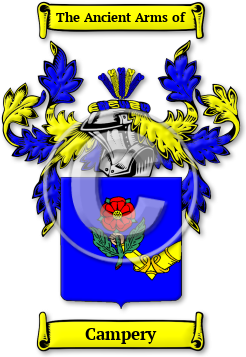 Campery Family Crest Download (jpg) Legacy Series - 150 DPI
