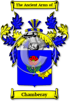 Chamberay Family Crest Download (jpg) Legacy Series - 150 DPI