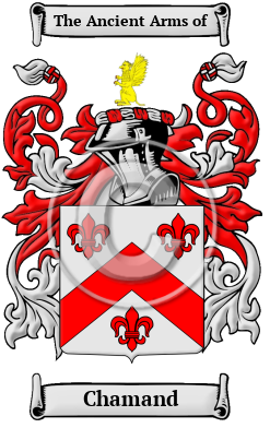 Chamand Family Crest/Coat of Arms