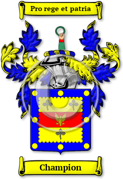 Champion Family Crest Download (JPG) Legacy Series - 600 DPI