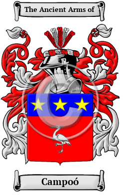 Campoó Family Crest Download (JPG) Heritage Series - 300 DPI