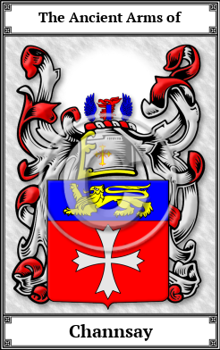 Channsay Family Crest Download (JPG)  Book Plated - 150 DPI