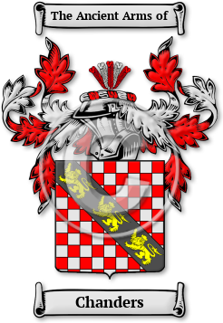 Chanders Family Crest Download (jpg) Legacy Series - 150 DPI