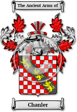 Chanler Family Crest Download (jpg) Legacy Series - 150 DPI