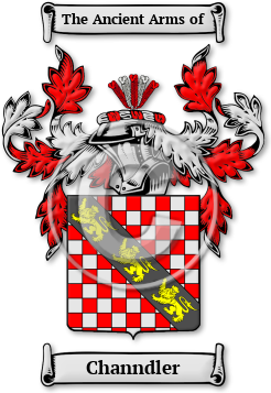 Channdler Family Crest Download (jpg) Legacy Series - 150 DPI