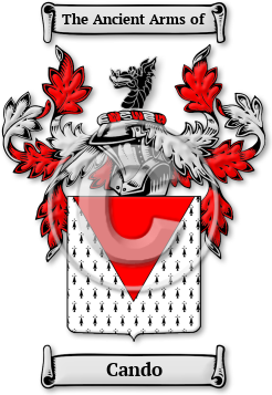 Cando Family Crest Download (jpg) Legacy Series - 150 DPI