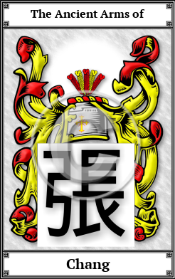 Chang Family Crest Download (JPG)  Book Plated - 150 DPI