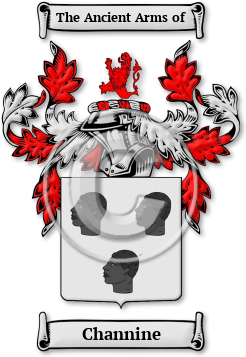 Channine Family Crest Download (jpg) Legacy Series - 150 DPI