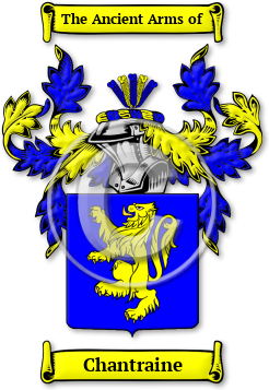 Chantraine Family Crest Download (JPG) Legacy Series - 600 DPI