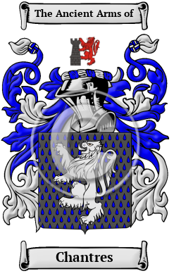 Chantres Family Crest Download (JPG) Heritage Series - 600 DPI