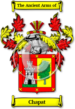 Chapat Family Crest Download (jpg) Legacy Series - 150 DPI