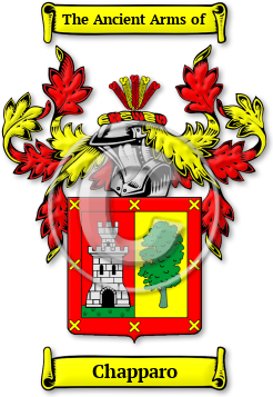 Chapparo Family Crest Download (JPG) Legacy Series - 600 DPI