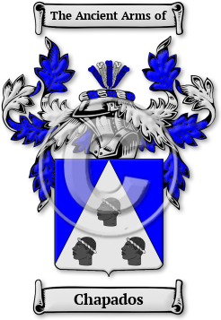 Chapados Family Crest Download (jpg) Legacy Series - 150 DPI