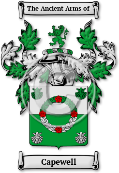 Capewell Family Crest Download (jpg) Legacy Series - 150 DPI
