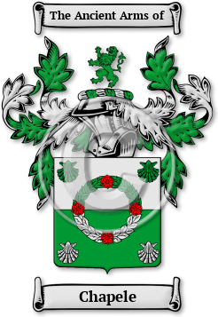 Chapele Family Crest Download (jpg) Legacy Series - 150 DPI