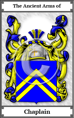 Chaplain Family Crest Download (JPG)  Book Plated - 150 DPI