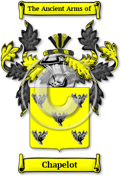 Chapelot Family Crest Download (jpg) Legacy Series - 150 DPI