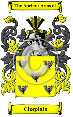 Chaplais Family Crest Download (JPG) Heritage Series - 600 DPI