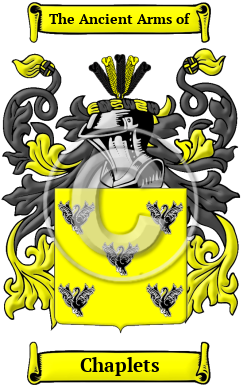 Chaplets Family Crest Download (JPG) Heritage Series - 600 DPI