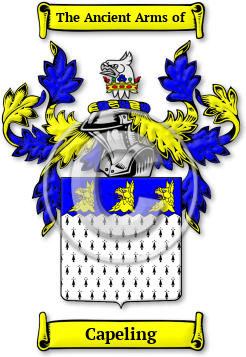 Capeling Family Crest Download (JPG) Legacy Series - 600 DPI