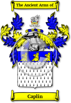 Caplin Family Crest Download (jpg) Legacy Series - 150 DPI