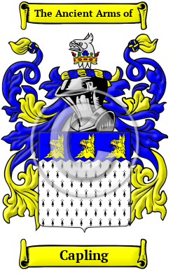 Capling Family Crest/Coat of Arms